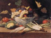 KESSEL, Jan van Still-life with Vegetables s oil